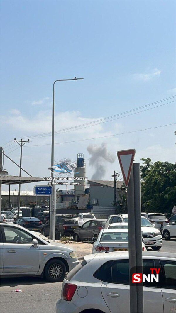 Iranian direct missile impact in Ashdod