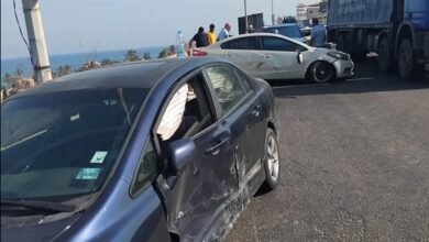 تصادم على أوتوستراد الرميلة يسفر عن 3 جرحى