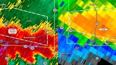 Flash Flood Emergency for Brownstown IL and Vera IL