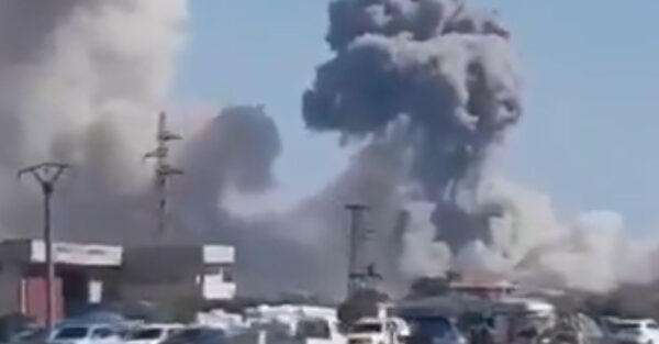 بالفيديو: مشاهد للانفجارات في كفريا شرق مدينة إدلب
