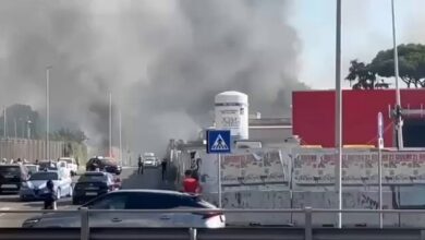 Moment de l’explosion : Une explosion dans un dépôt de gaz à Rome blesse des policiers, des pompiers et des passants