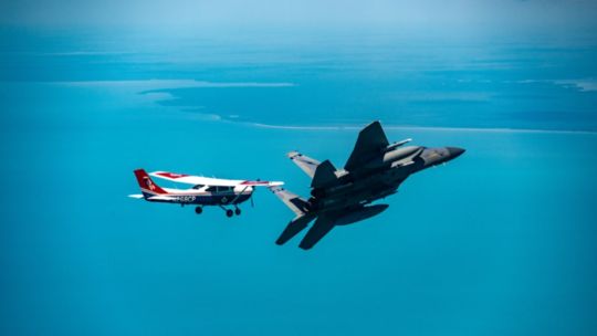 Fighter jets intercept plane near Trump’s Bedminster, New Jersey golf club 1 Fighter jets intercept plane near Trump’s Bedminster, New Jersey golf club