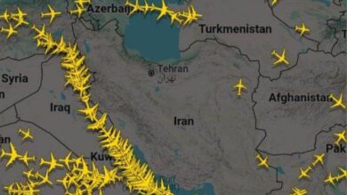 إيران تغلق مجالها الجوي