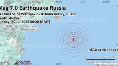 Un séisme de magnitude 6,7 frappe la côte est du Kamtchatka