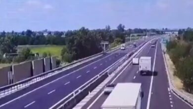 Plane Crash Near Brescia, Italy Leaves Two Dead on Highway - VIDEO