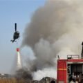 حريق جبل النفايات في صيدا: استنفار بيئي وصحي لمواجهته