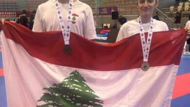 الكاراتيه في لبنان يحقق إنجازاً جديداً بميداليتين في بطولة غرب آسيا