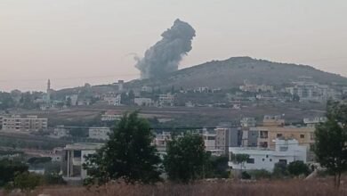 غارات عنيفة على موقع علي الطاهر في النبطية