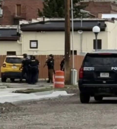 BREAKING - Suspect being chased by police after firing shots at Owl Bar in Anaconda, Montana