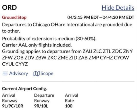 Video: Chicago O'Hare Ground Stop Due to Suspicious Package