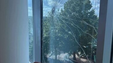 NEW PHOTO: CDC headquarters hit by gunfire