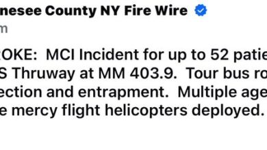 Major Pembroke New York Bus Accident Injures 52 People