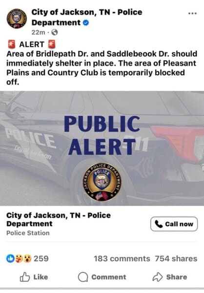 Police Lock Down Jackson Neighborhood Amid Ongoing Investigation 1 Police Lock Down Jackson Neighborhood Amid Ongoing Investigation