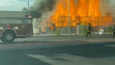 Video: Fire Erupts at Building in North Las Vegas, Nevada