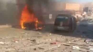 فيديو استهداف السيارة على طريق شتورا المصنع