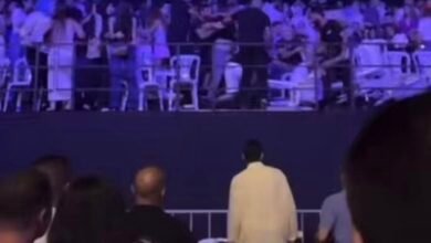 فيديو: فوضى عارمة وإشكال كبير قبل حفل تامر حسني في فوروم دو بيروت