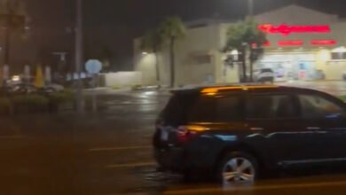 Video: Treasure Island Florida Flooding Strands Multiple Vehicles