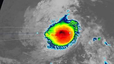 Erin Defies Cool Waters, Builds Core and Could Shift South of Forecast Track