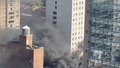New York Explosion Horror as Black Smoke Engulfs Manhattan