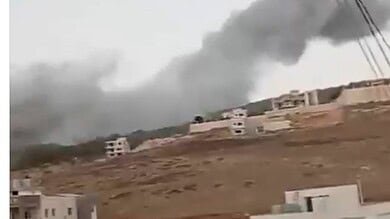 الطيران الحربي يشن غارة على اطراف كفرتبنيت