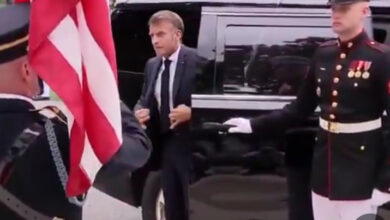 Video: Macron has arrived at the White House