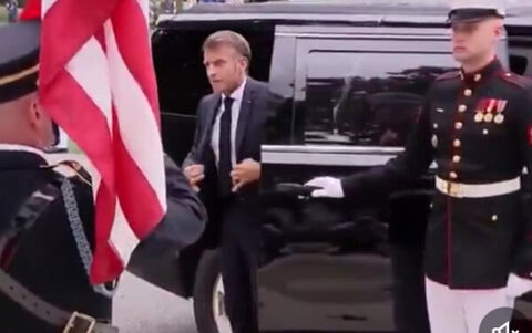 Video: Macron has arrived at the White House