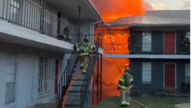 Houston apartment fire video shows over 100 units destroyed in massive blaze West Houston