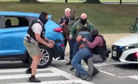Video: D.C. Man Tries to Flee, Instantly Regrets It