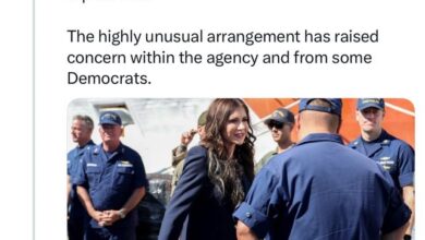Kristi Noem Threats Force Homeland Security Secretary to Move to Secure Military Housing