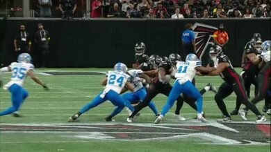 Video: Detroit Lions’ Morice Norris Head Injury Leads to Ambulance Exit vs. Falcons