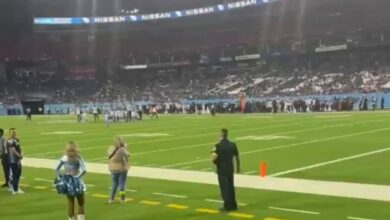 VIDEO: Tennessee Titans Field Incident in Nashville After Object Thrown Halts NFL Game