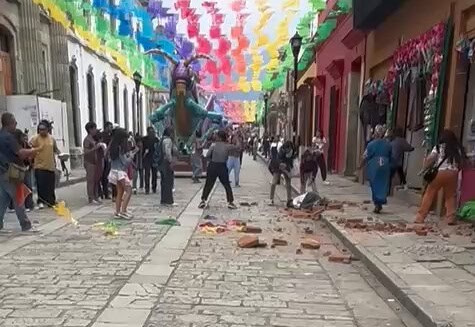 Video: M5.6 Oaxaca Earthquake Causes Damage and Injury in Mexico 1 Oaxaca earthquake video