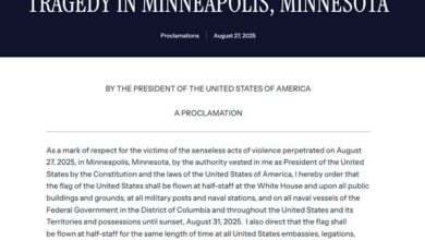 Trump signs Proclamation honoring the victims of the Minneapolis school shooting