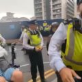 Video: police Ban Demonstrations Against Illegal Immigration Outside Britannia Hotel in London