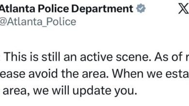 Atlanta Police Department say the scene is still active