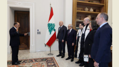 أنطوان شقير يؤدي اليمين رئيسًا لإدارة الموظفين بالوكالة