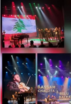 حفل موسيقي لأرض المبدعين على مسرح كازينو لبنان