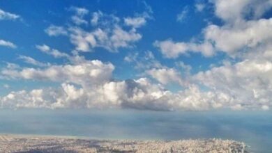 طقس لبنان: انخفاض بدرجات الحرارة وأمطار متفرقة شمالاً
