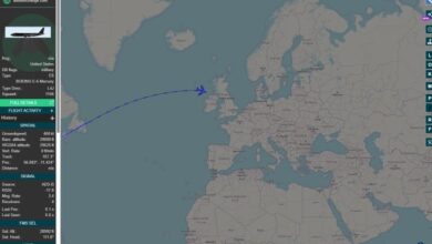 US Navy E-6B Mercury crosses Atlantic in rare overseas mission toward Germany
