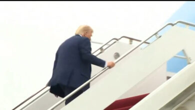 Video: Trump boarding Air Force One en-route to Charlie Kirk’s memorial