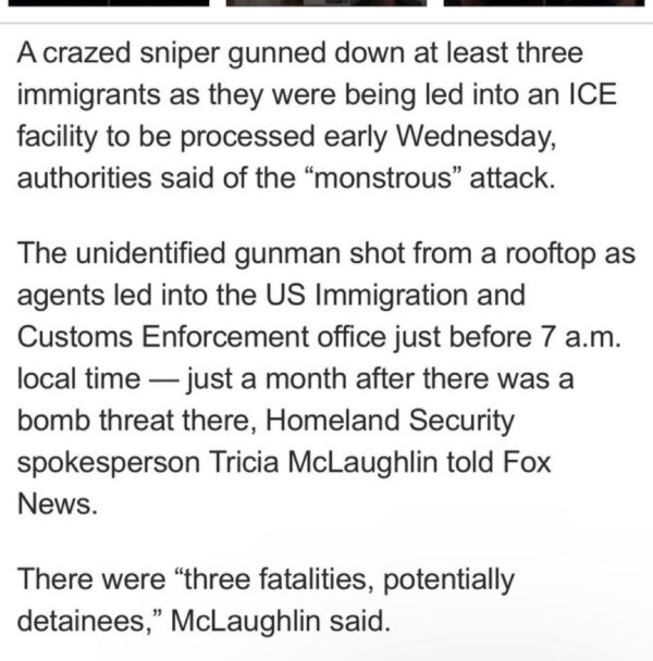 Death toll in Dallas ICE facility shooting rises to 4