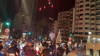 بالفيديو: إطلاق مفرقعات باتجاه منزل النائب مروان حمادة