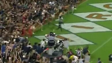 Video: Virginia Stuns No. 8 Florida State, Fans Storm Scott Stadium After 46-38 Upset