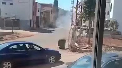 بالفيديو: غارة من مسيرة على عيترون