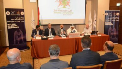 بالصور: افتتاح بطولة غرب آسيا الثالثة لألعاب القوى للشباب والشابات في بيروت الخميس