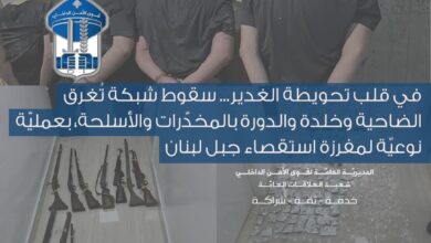 قوى الأمن تُطيح بشبكة مخدرات وأسلحة في تحويطة الغدير وتوقف 4 مطلوبين خطيرين