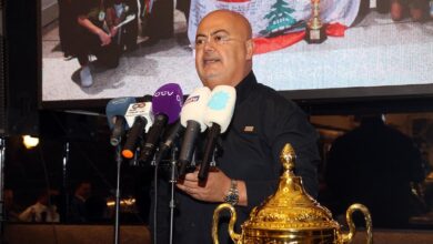 بالصور: وديع العبسي يكرّم منتخب لبنان للسيدات بالكرة الطائرة بعد تتويجه ببطولة غرب آسيا