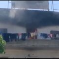 بالفيديو: حريق في شقة على طريق الجزائر – النبطية 