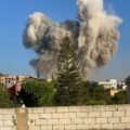 بالفيديو: غارة على بلدة شمسطار مستهدفة مبنى