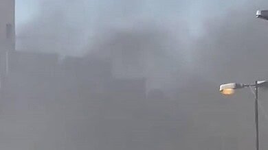 بالفيديو: حريق كبير في ساحة القبة في طرابلس